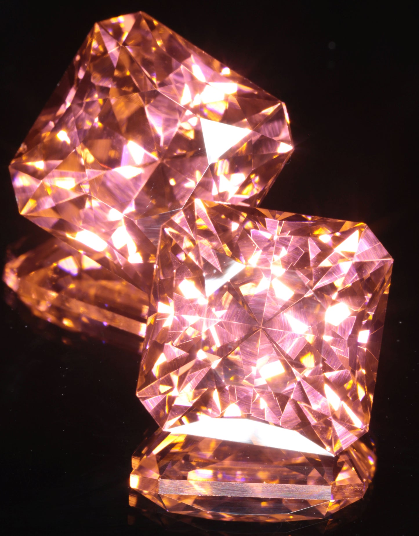 Square Erbium YAG Gemstone