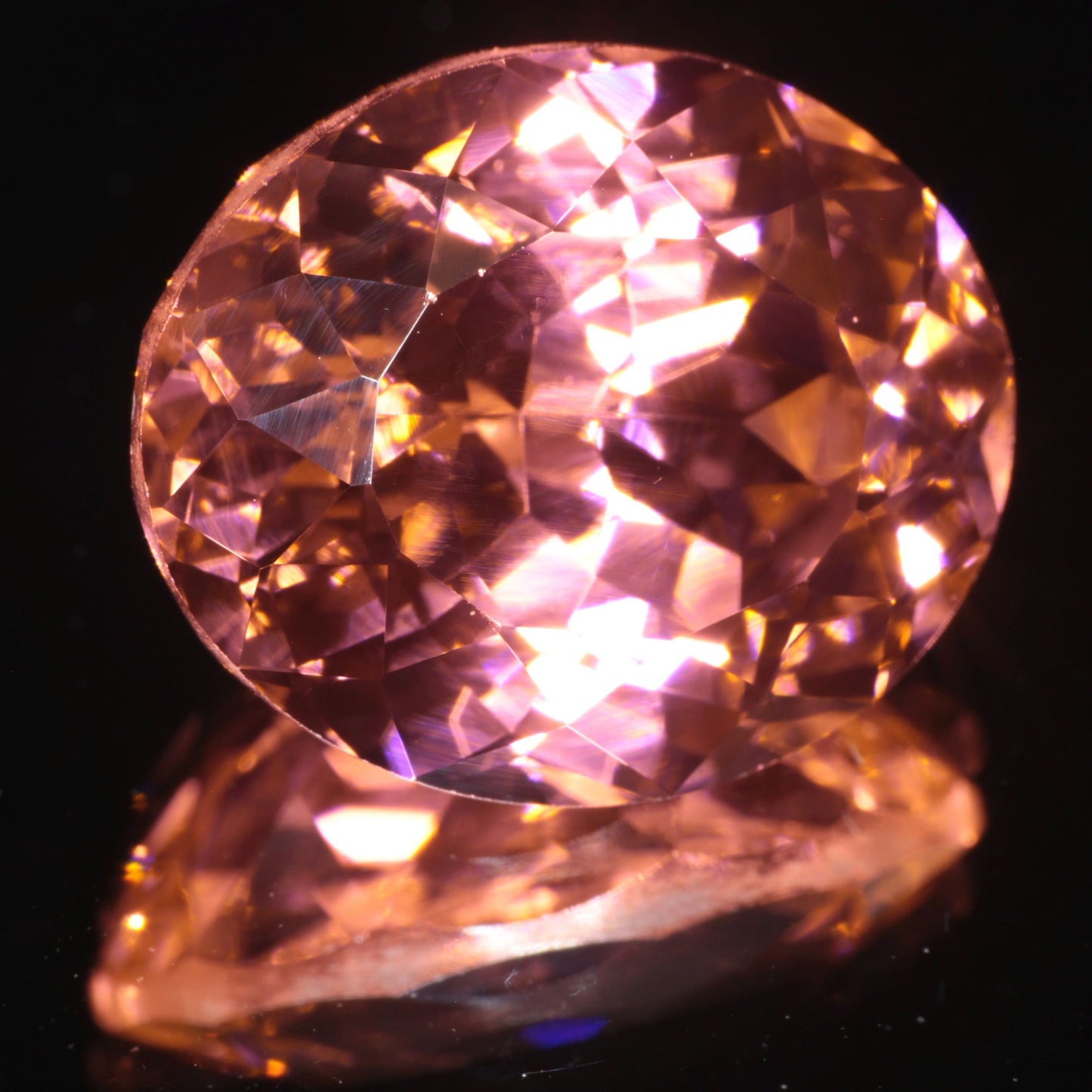 Oval Erbium YAG Gemstone