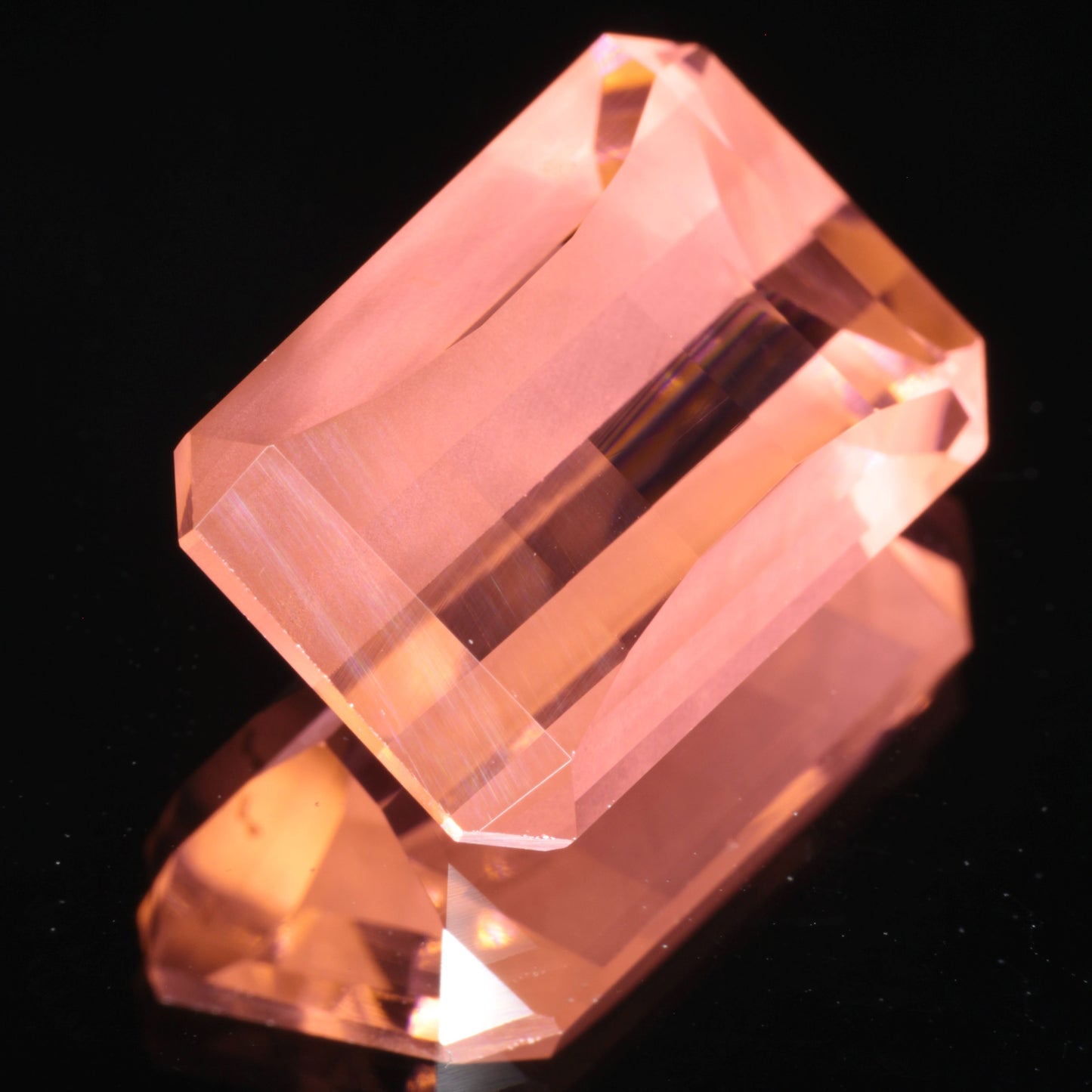 Half-Polished Pixel Erbium YAG Gemstone