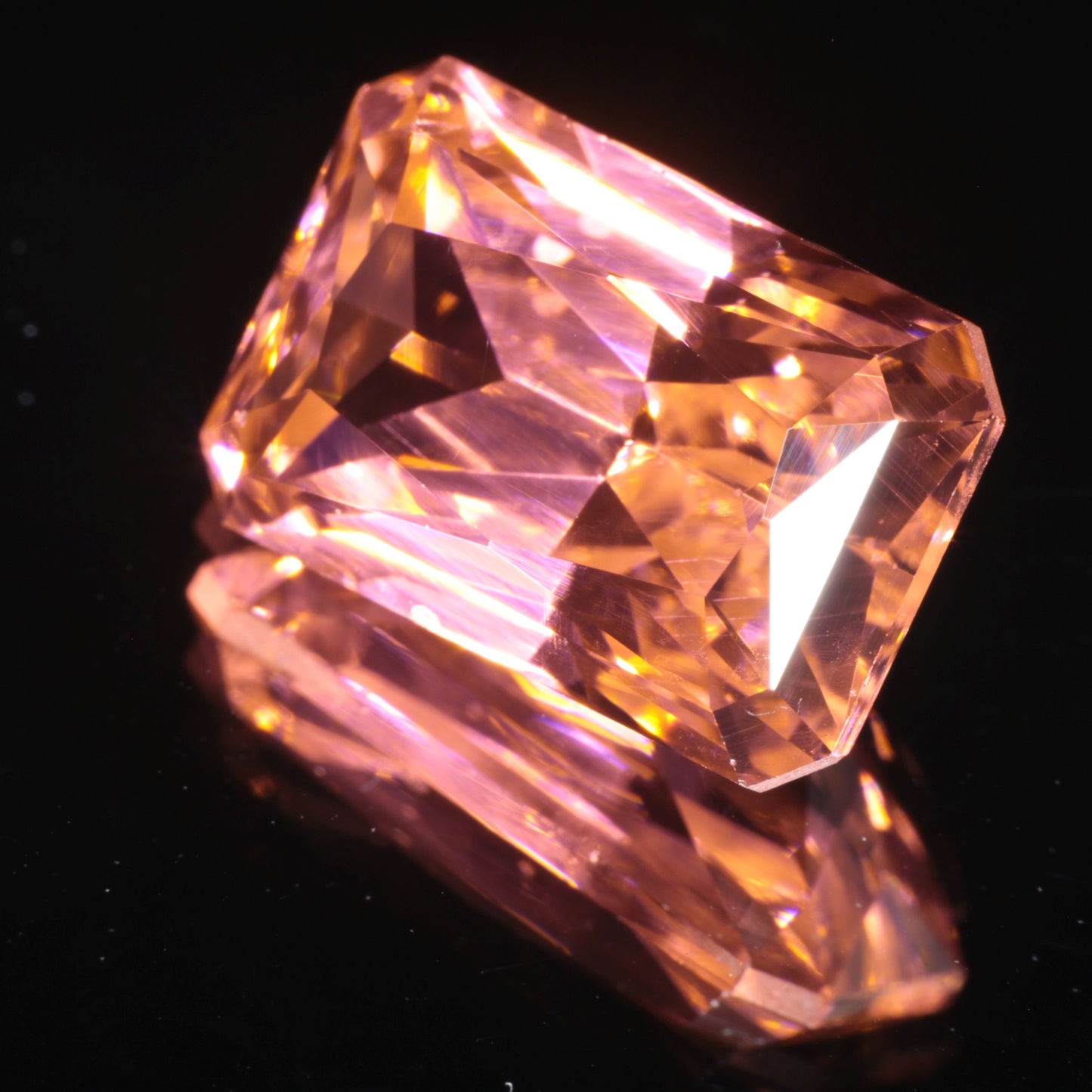 Rectangle Erbium YAG Gemstone