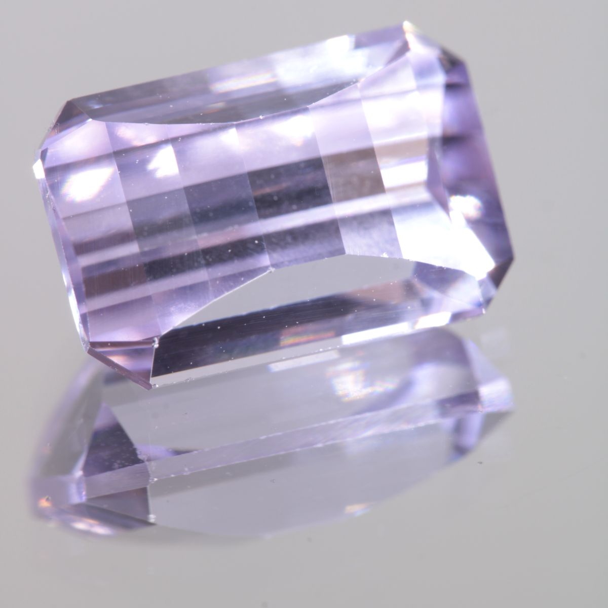 Faceted Pixel Cut Pure Nd:YAG Gem