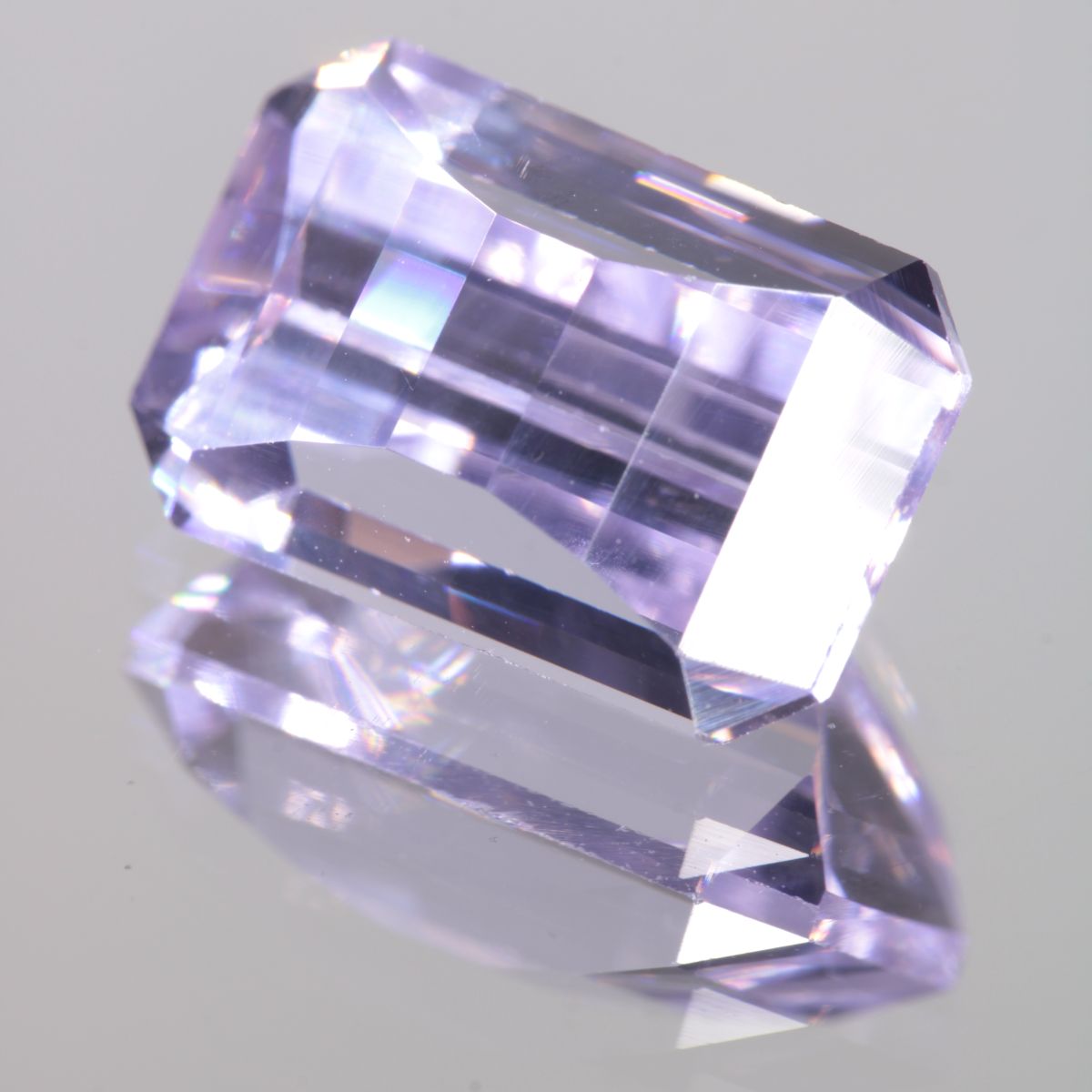 Faceted Pixel Cut Pure Nd:YAG Gem