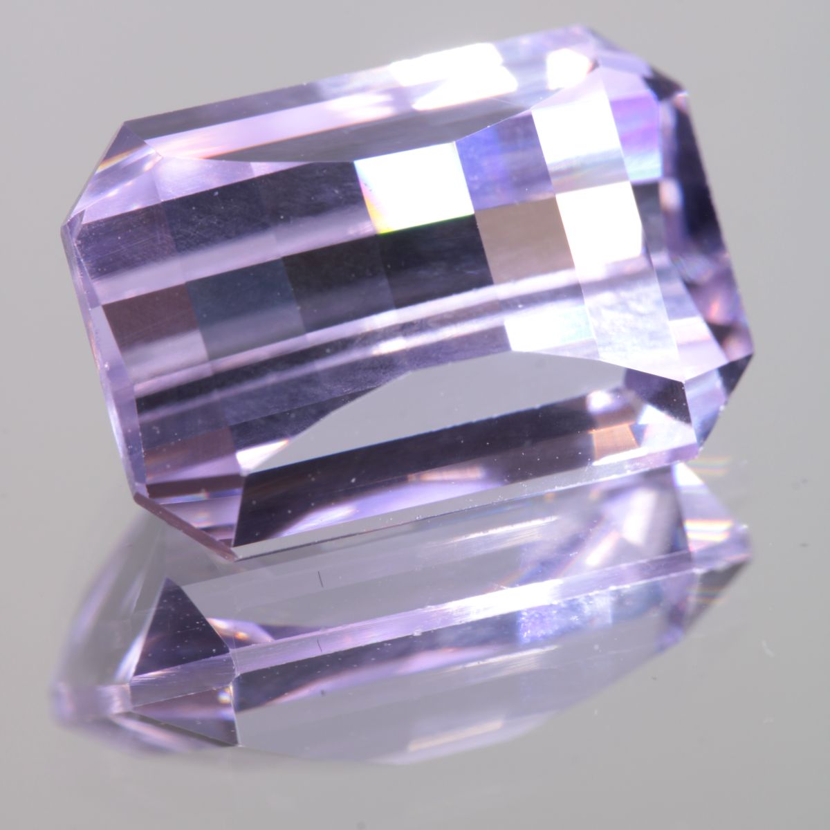 Faceted Pixel Cut Pure Nd:YAG Gem