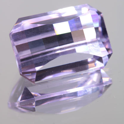 Faceted Pixel Cut Pure Nd:YAG Gem