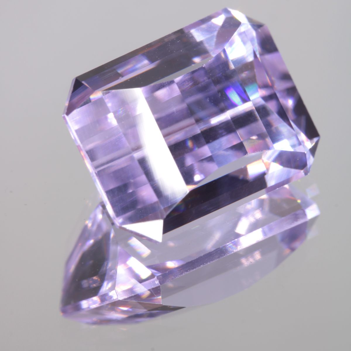 Faceted Pixel Cut Pure Nd:YAG Gem