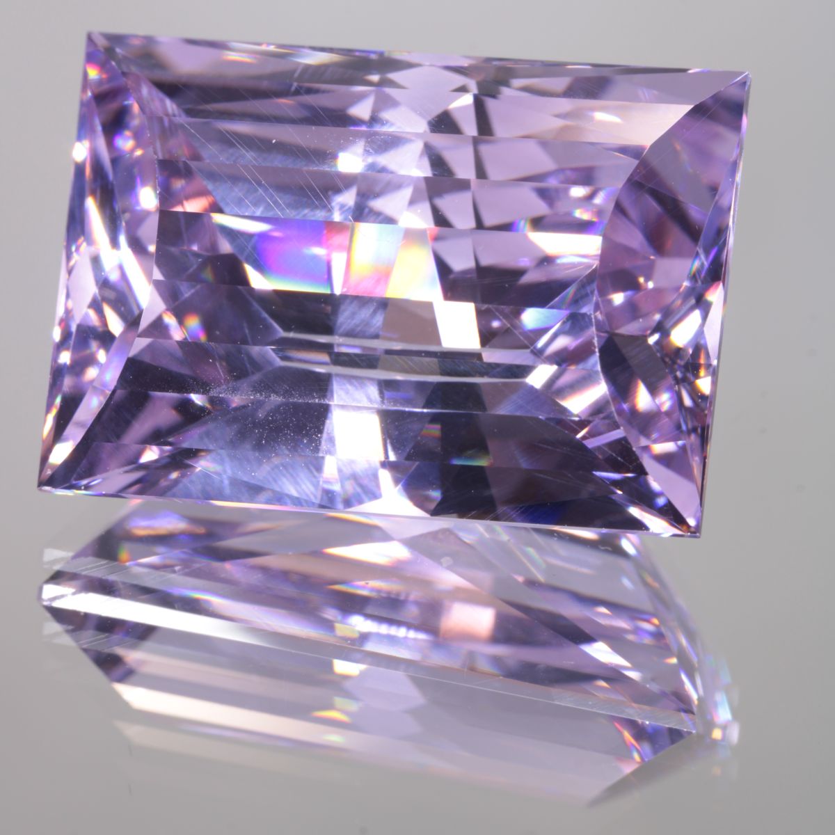 Faceted Large Opposed Bar Pure Nd:YAG Gem