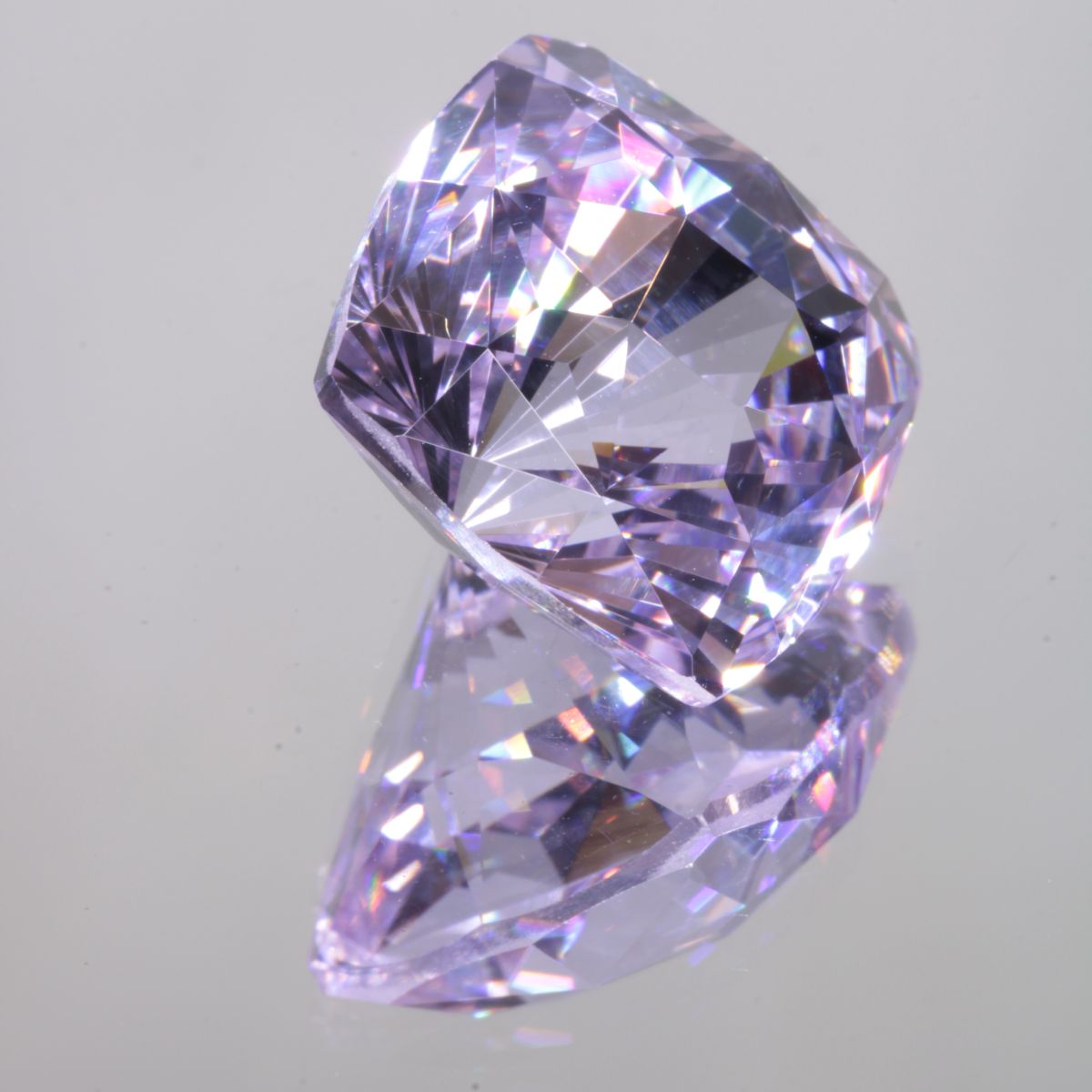 Faceted Cushion Pure Nd:YAG Gem