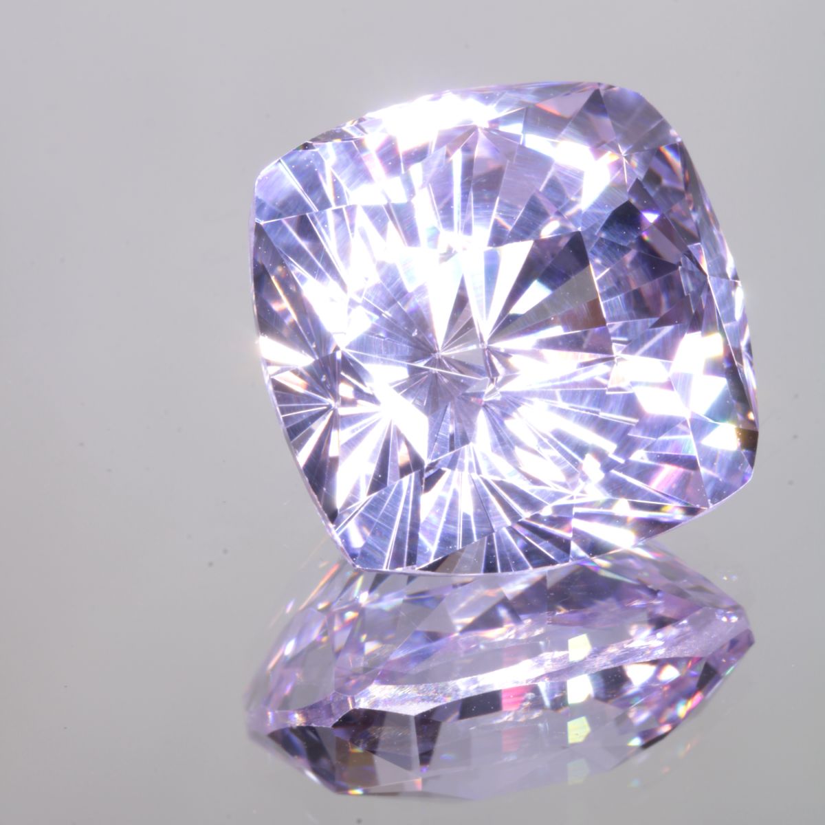 Faceted Cushion Pure Nd:YAG Gem