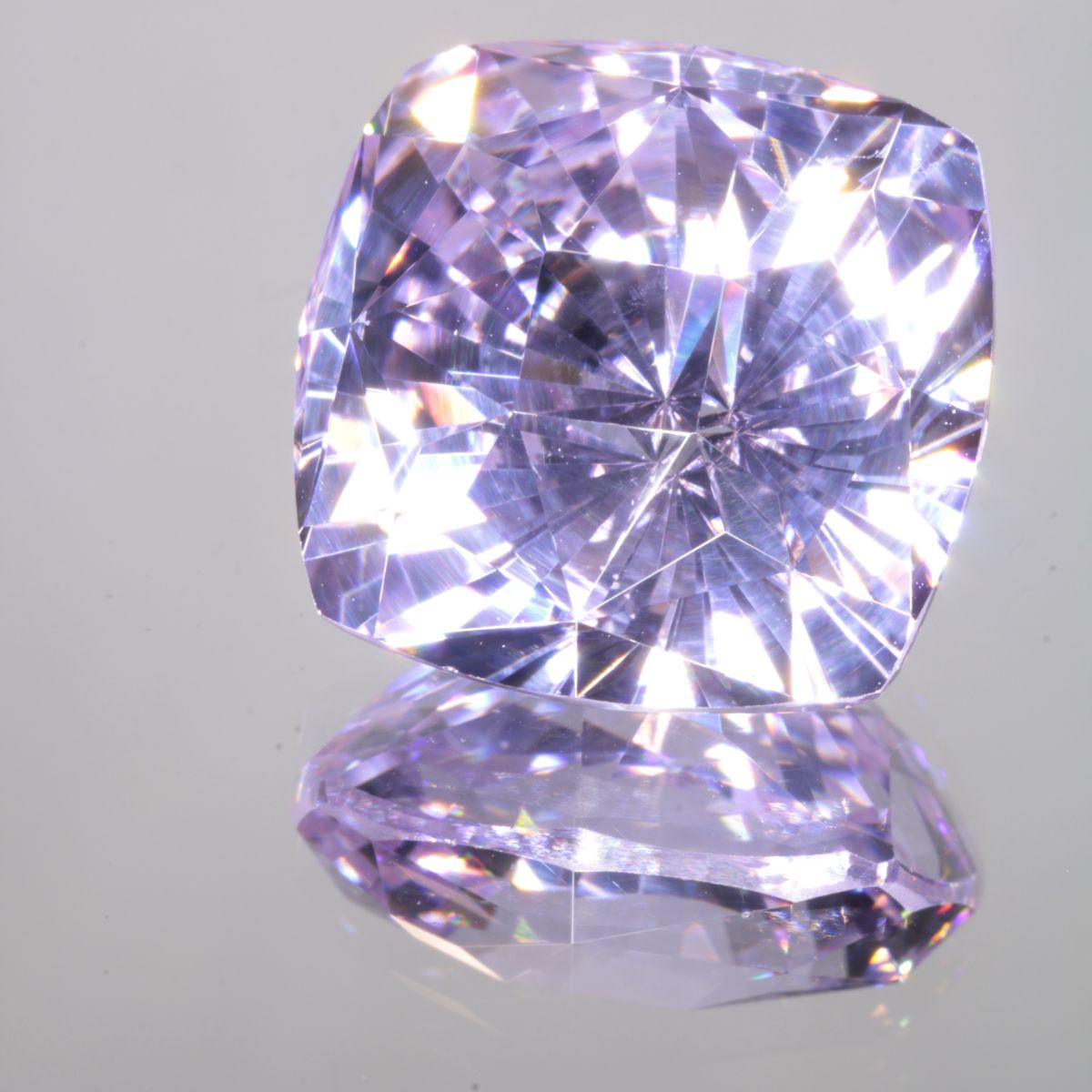 Faceted Cushion Pure Nd:YAG Gem