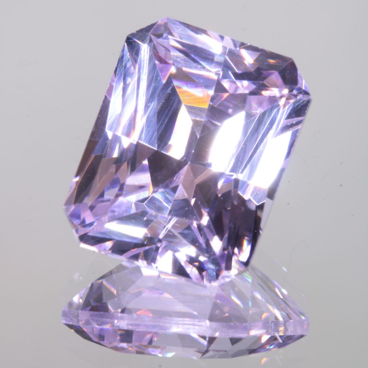 Faceted Rectangle Pure Nd:YAG Gem