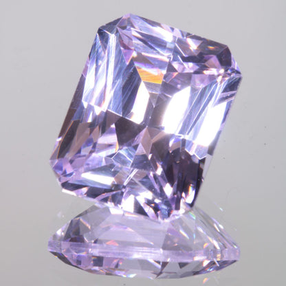 Faceted Rectangle Pure Nd:YAG Gem