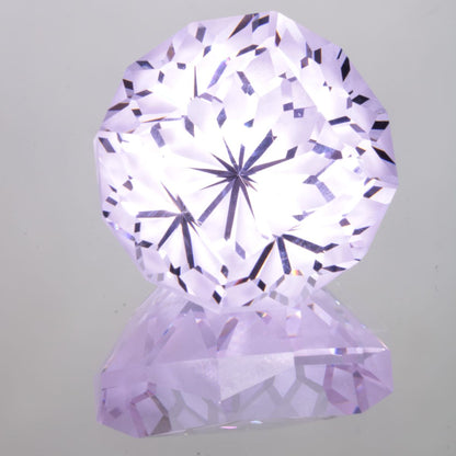 Faceted Flower Pattern Round Pure Nd:YAG Gem