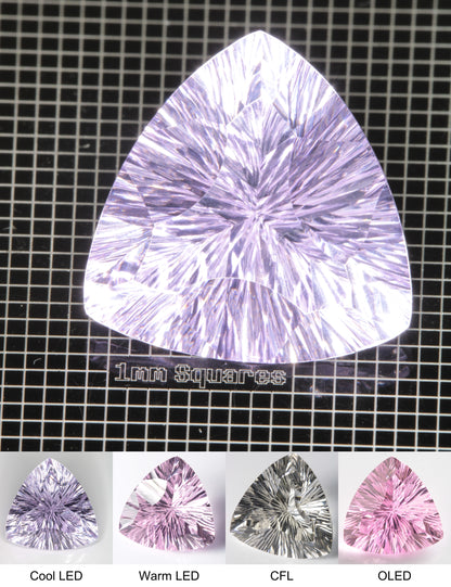 Faceted Nd:YAG Fantasy Trillion Gemstone