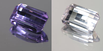Lab Perovskite Cut Gems, Pink to Orange Red Laser YAP