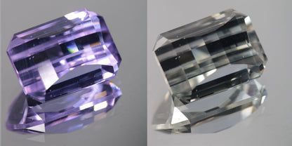 Lab Perovskite Cut Gems, Pink to Orange Red Laser YAP
