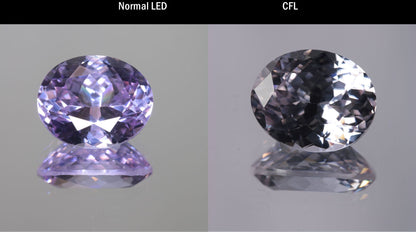 Lab Perovskite Cut Gems, Pink to Orange Red Laser YAP
