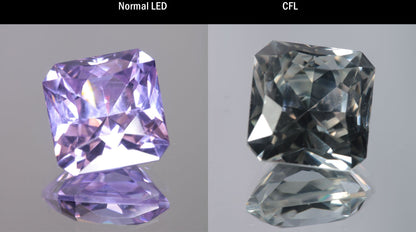 Lab Perovskite Cut Gems, Pink to Orange Red Laser YAP