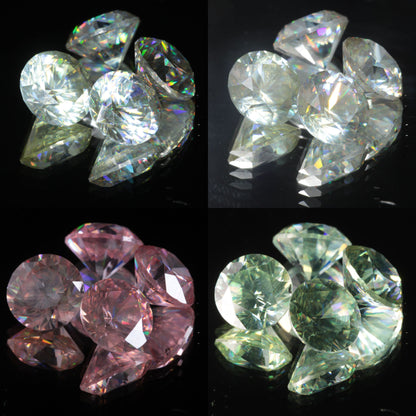 Lab Wakefieldite Calibrated Loose Gems aka Yttrium Orthovanadate Nd:YVo4