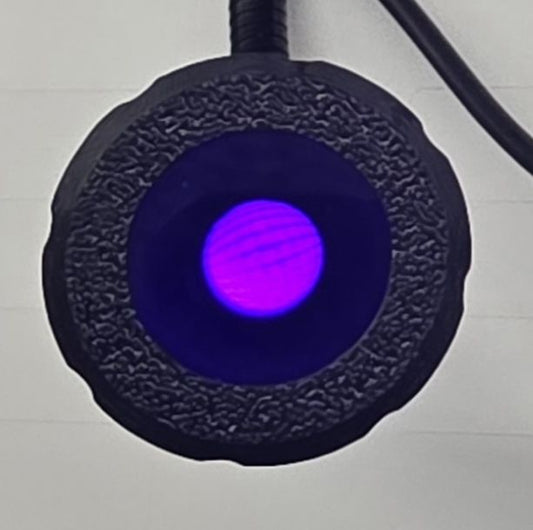 Gooseneck UV Light with Clamp, Filtered 365nm Ultraviolet, USB-A/Wall Powered