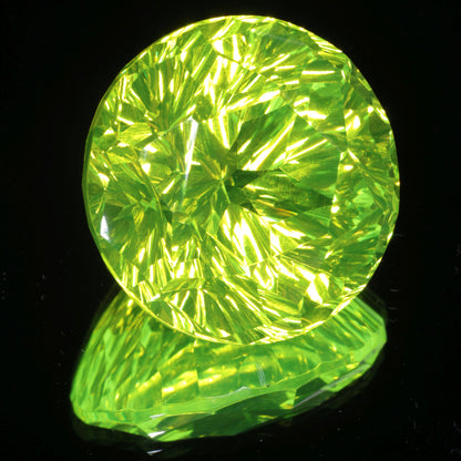Fantasy Cut LuAG Gems, Green Lumogarnet