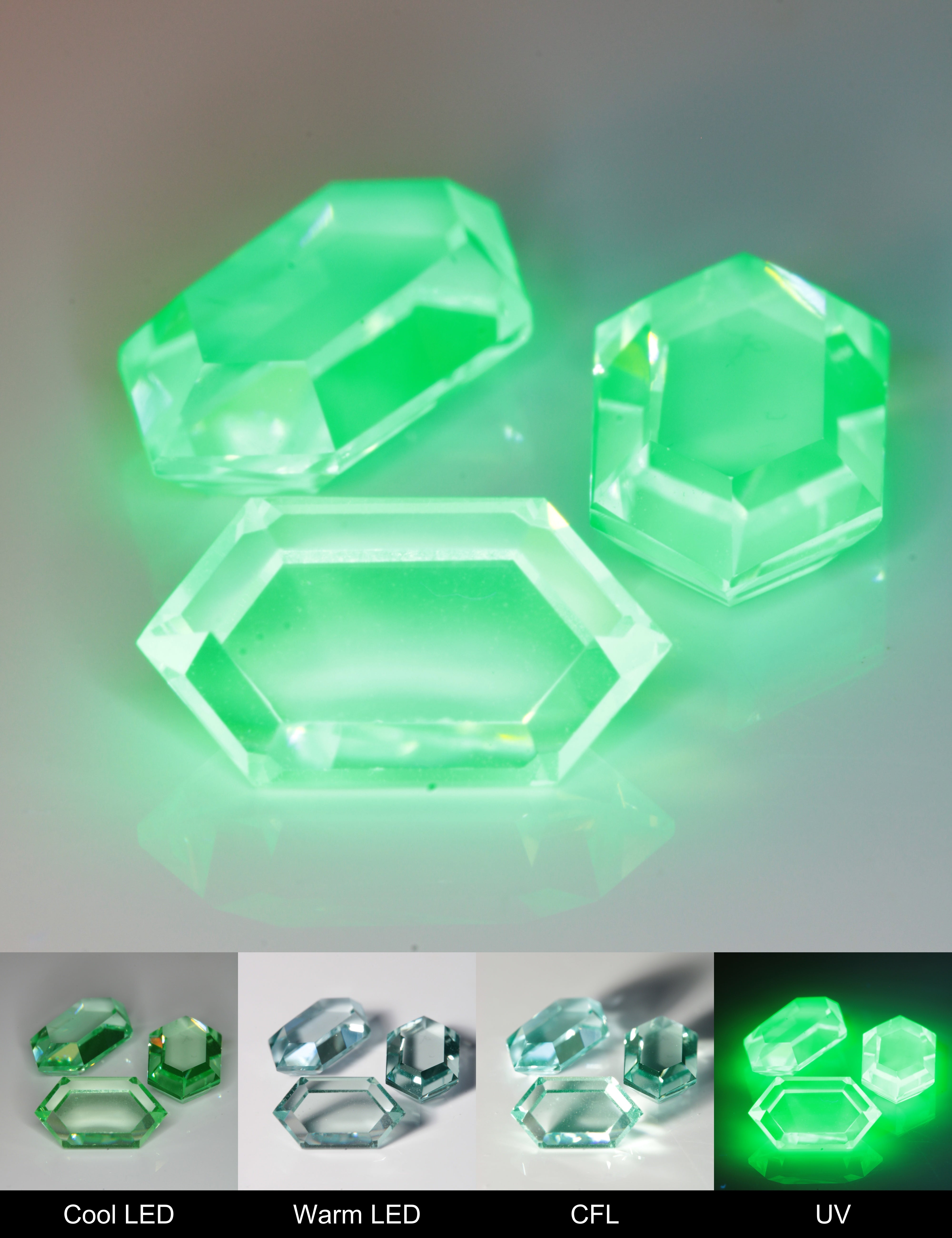 Green Manganese Spinel Retrohex Cut