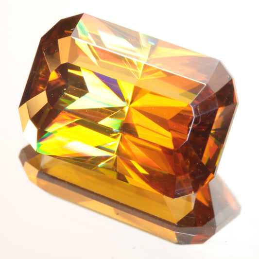 Honey Rutile Cut by stephen under mixed lighting