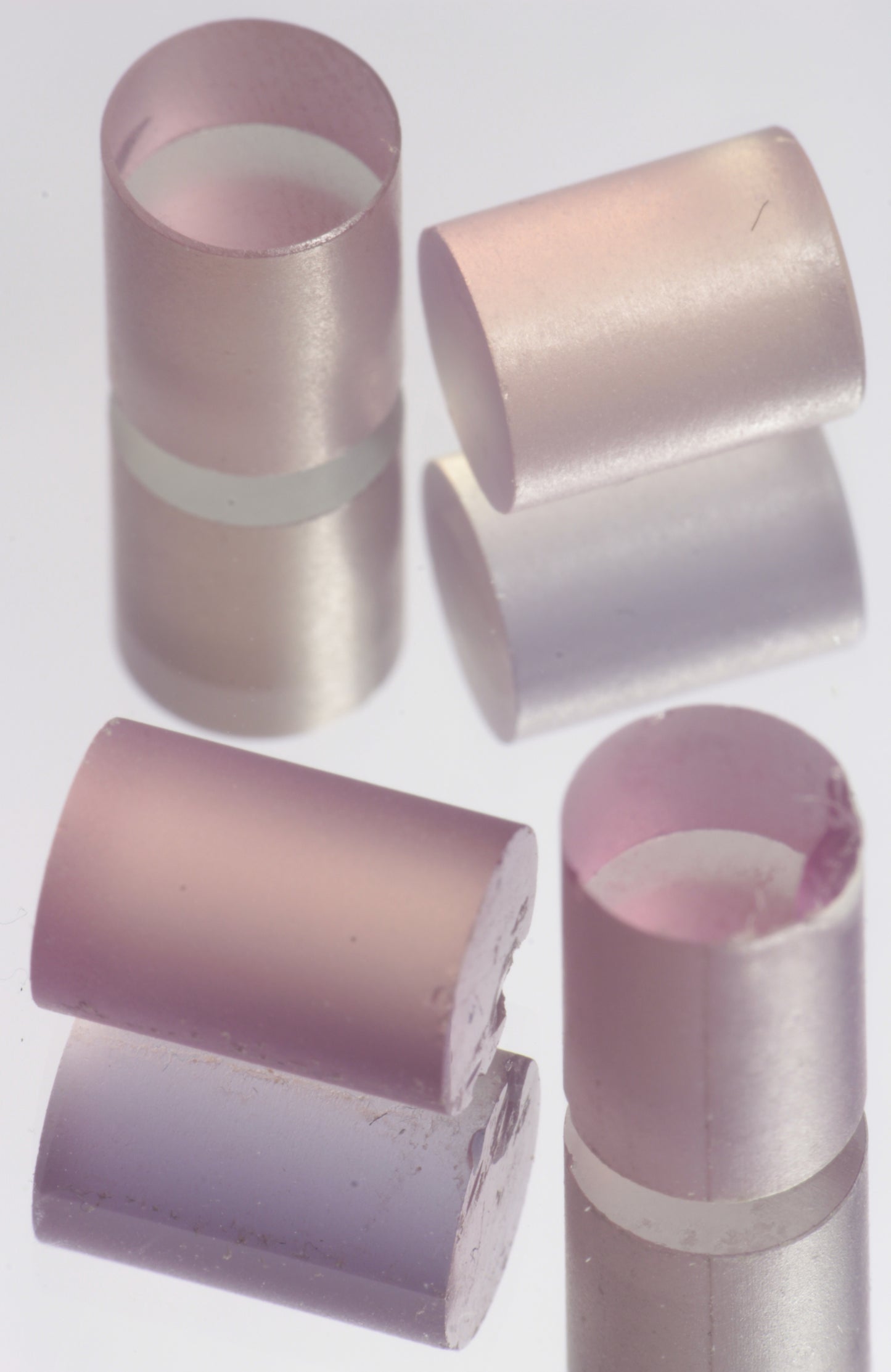 Laser Rod Alexandrite Facet Rough Lab Created Crystals