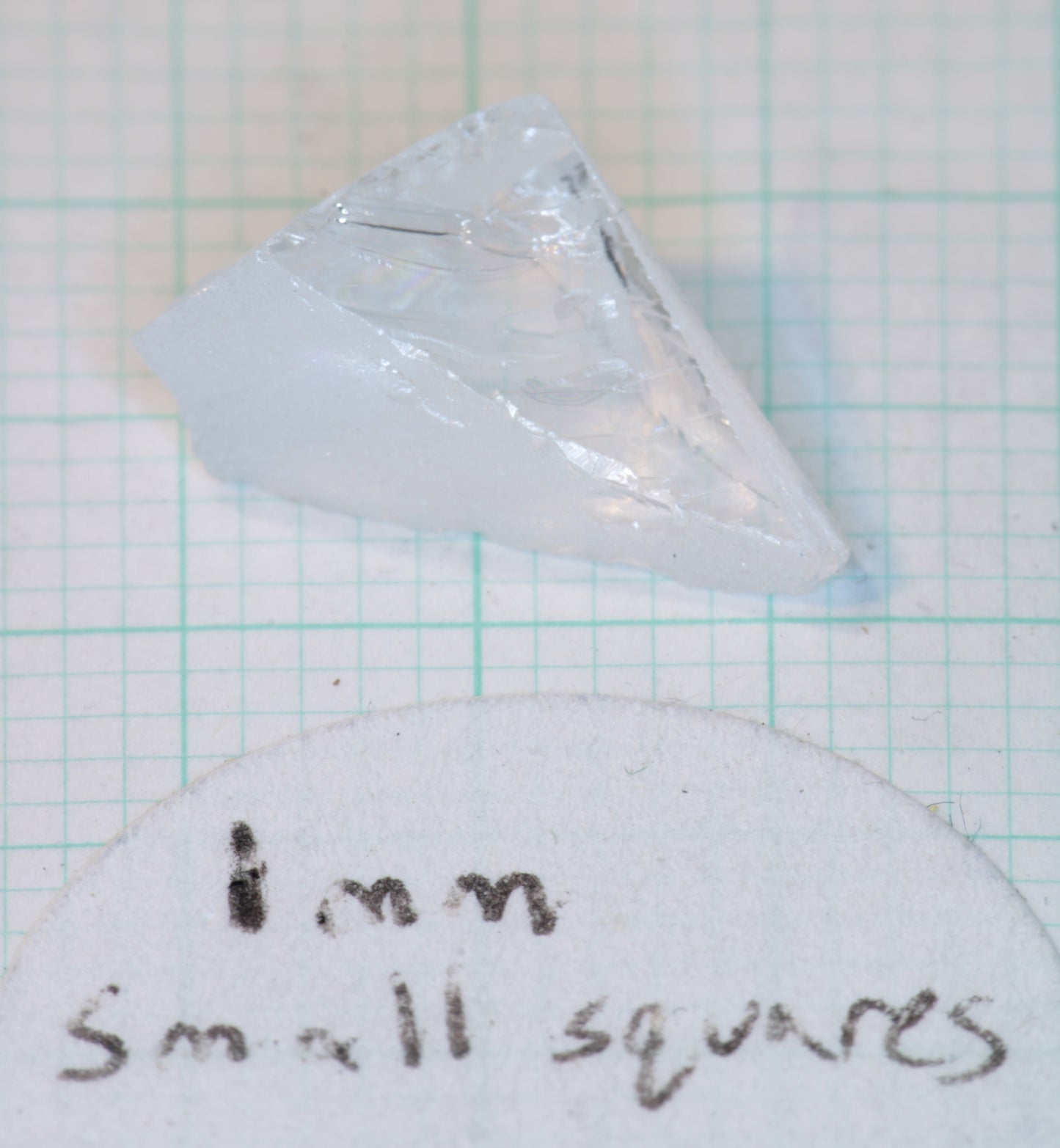 F-35 Fighter Jet Window Sapphire Facet Rough and Shards (F35 Gem)