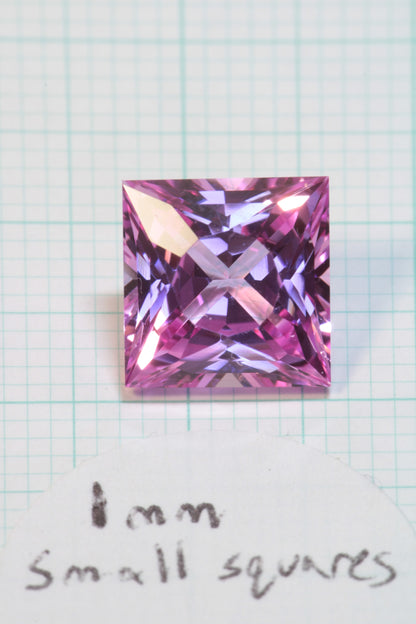 SDI/'Star Wars' Laser Ruby Loose Faceted Stones, Fancy Cuts