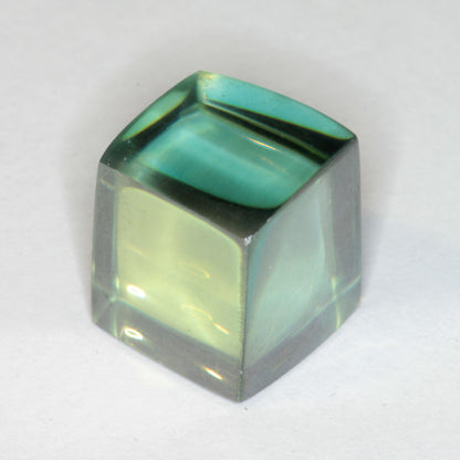 Dichroic Blue Yellow Moissanite Facet Rough