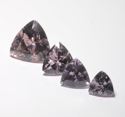 Pink Laser Garnet, Nd+ YAG in Violet, Pink and Peach