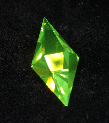 Custom Cut 'Plumbob' LuAG 16.4ct