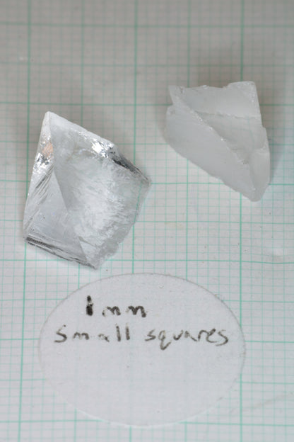 F-35 Fighter Jet Window Sapphire Facet Rough and Shards (F35 Gem)