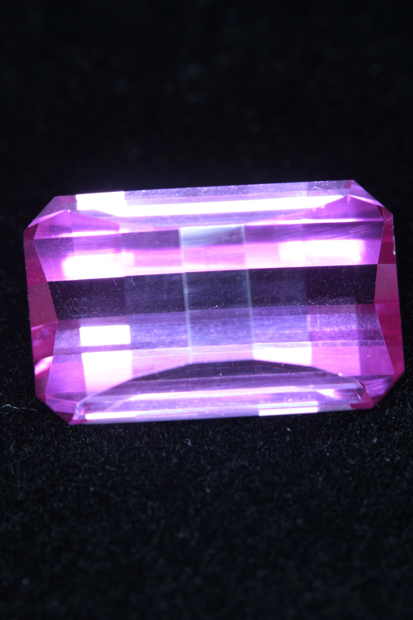 Soviet Pink and Bicolor Ruby Loose Faceted Stones, Old Laser Stock