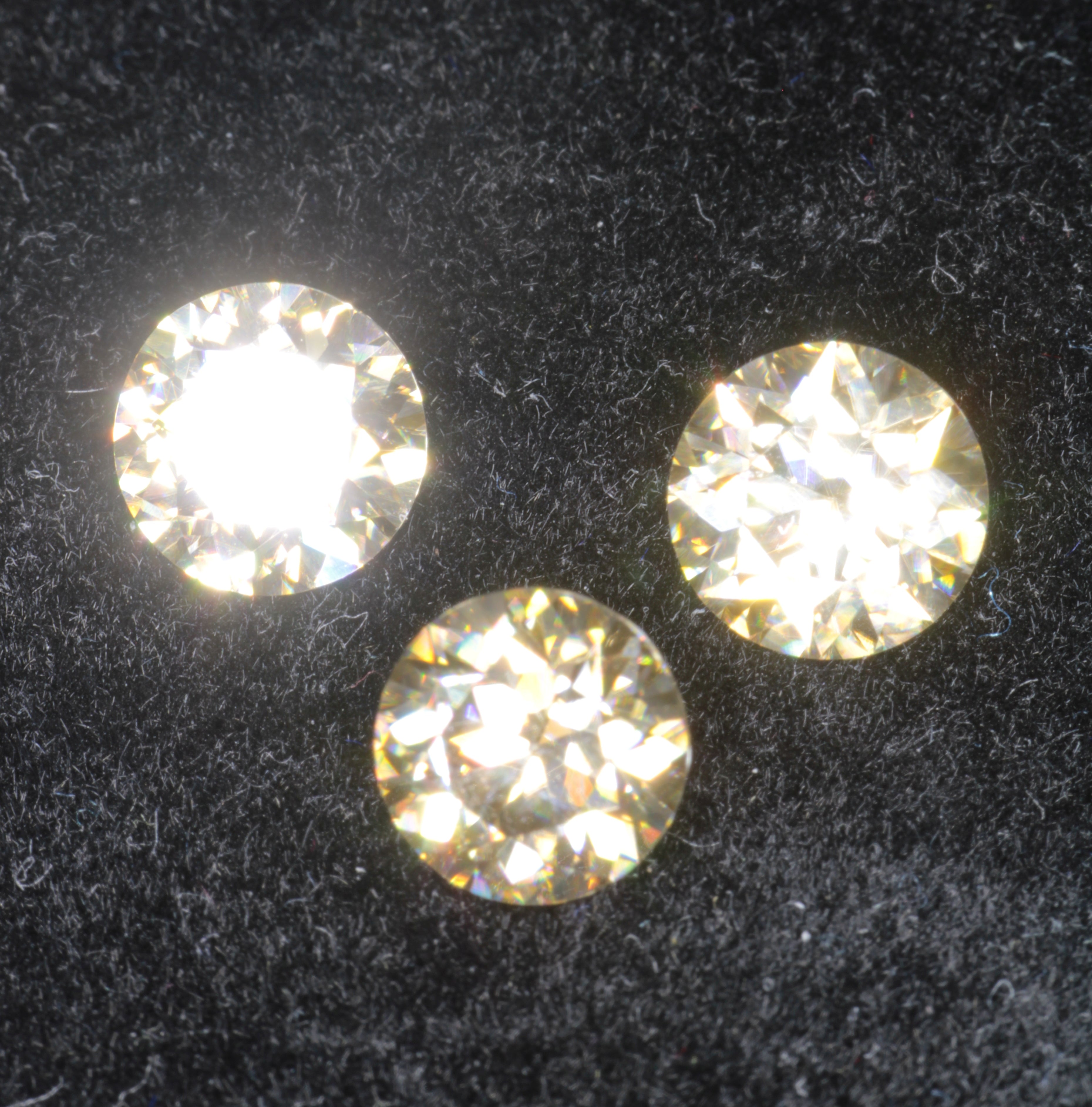 Smoky Moissanite, Loose Golden Grey Moissanite Gems
