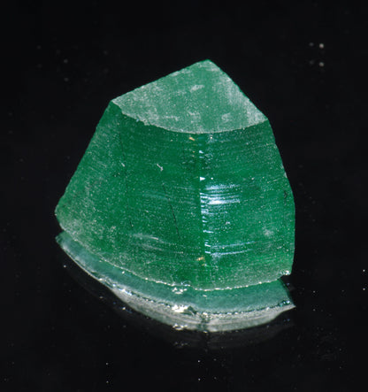 Pure Deep Green Laser Garnet Facet Rough, CTH Laser YAG