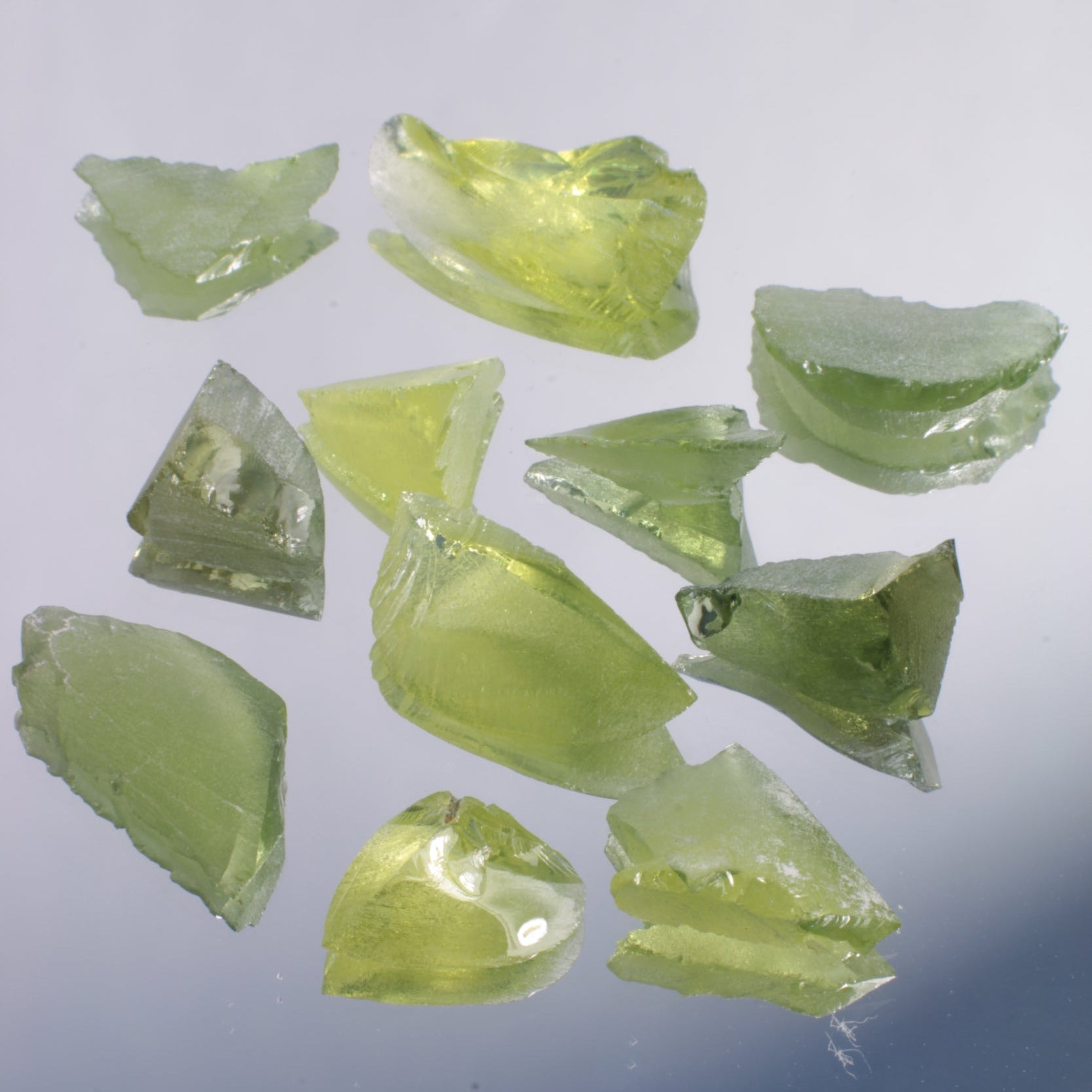 Zombie Garnet, Green Laser Garnet Facet Rough, Ce+?? YAG
