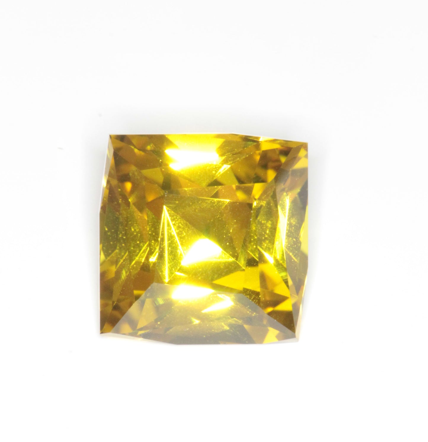 Special Golden Yellow "Nobalt" Sapphire Facet Rough, Czochralski Grown Labmade Crystal
