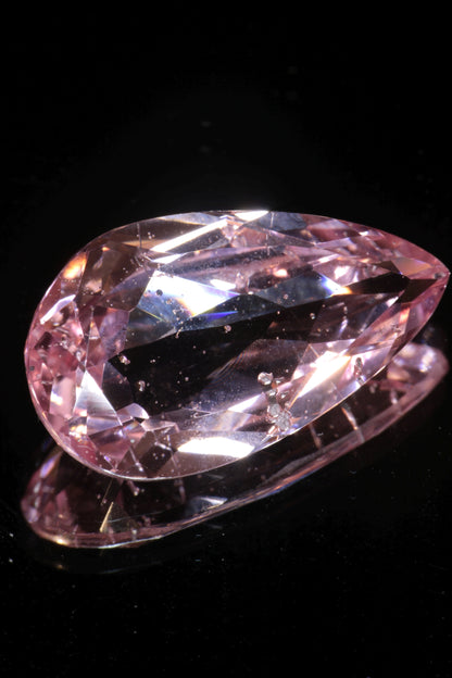 Fantasy Cut Laser Sapphire, Titanium Strawberry Sapphire