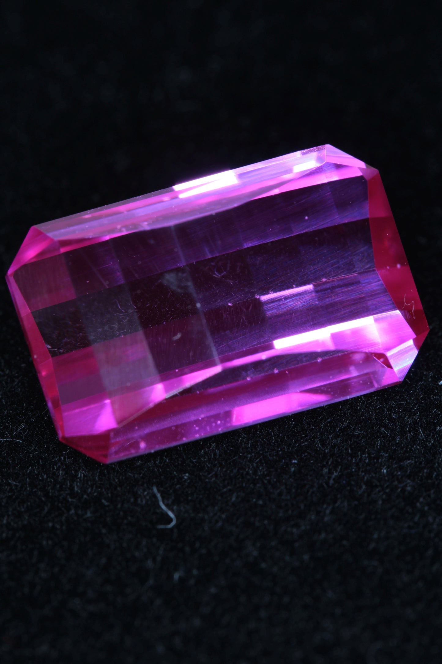 Soviet Pink and Bicolor Ruby Loose Faceted Stones, Old Laser Stock