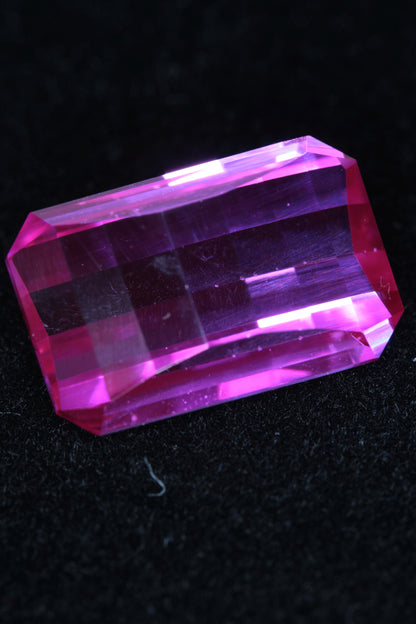 Soviet Pink and Bicolor Ruby Loose Faceted Stones, Old Laser Stock