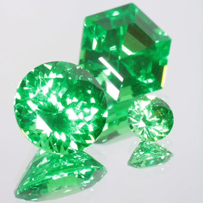 Vivid Green Laser Garnet, Vanadium YAG
