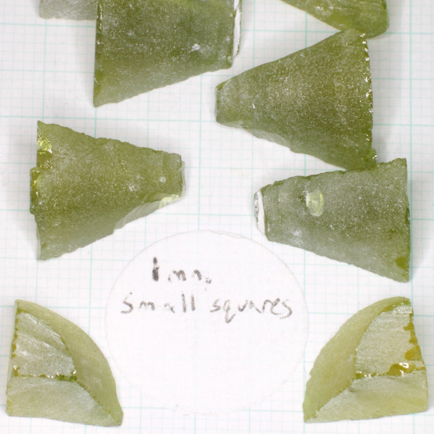 Zombie Garnet, Green Laser Garnet Facet Rough, Ce+?? YAG