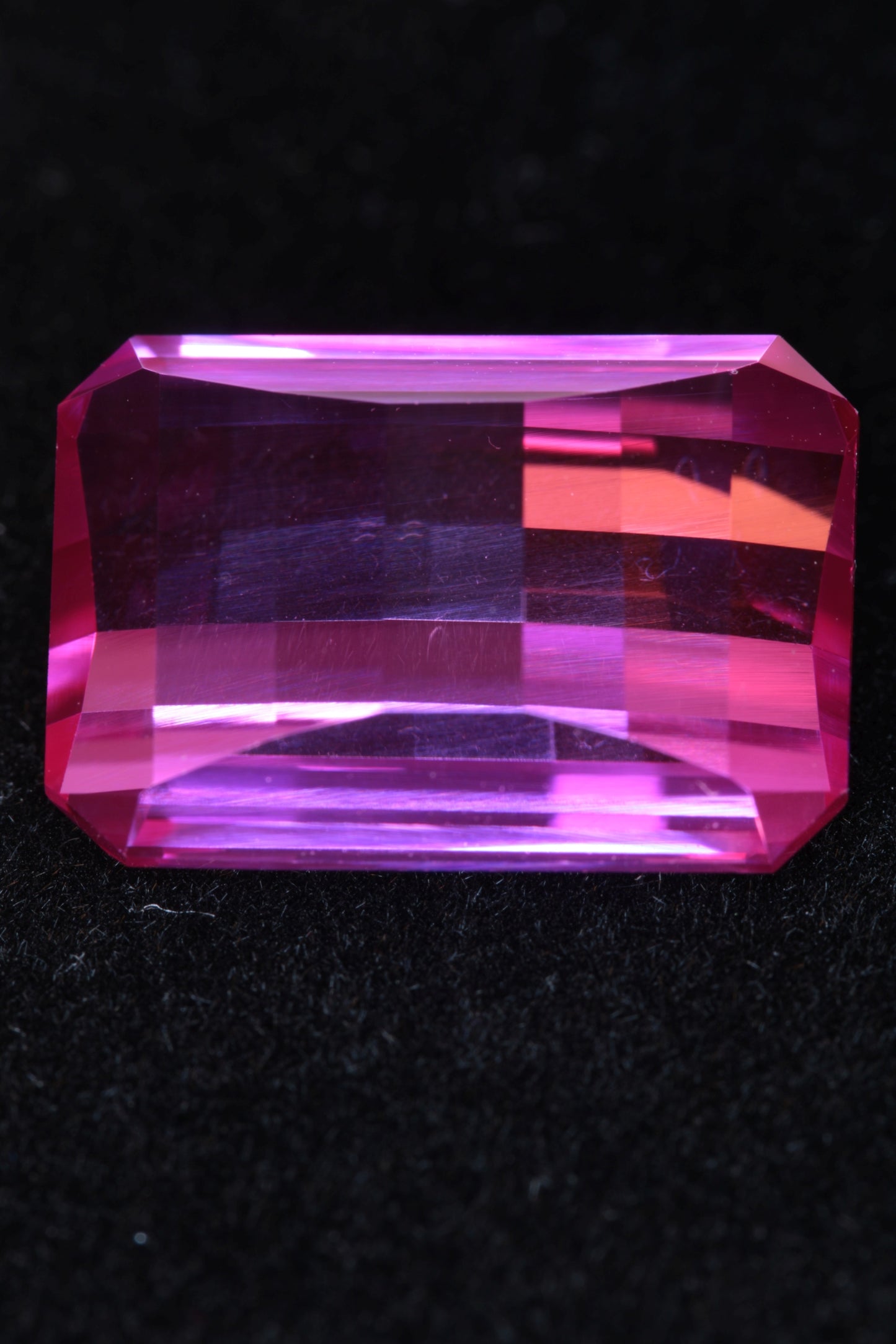 Soviet Pink and Bicolor Ruby Loose Faceted Stones, Old Laser Stock