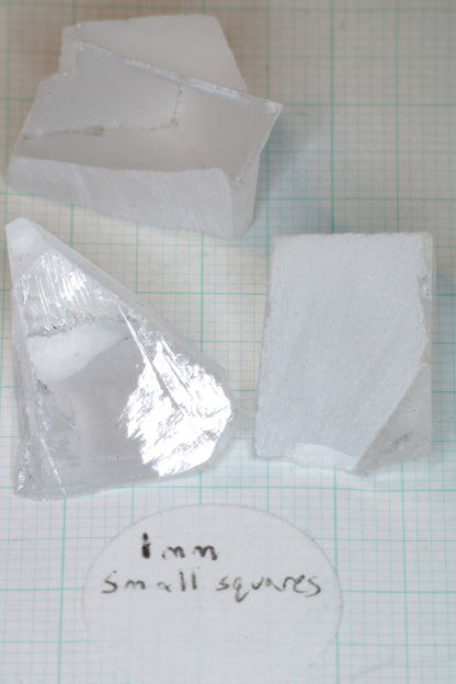 F-35 Fighter Jet Window Sapphire Facet Rough and Shards (F35 Gem)