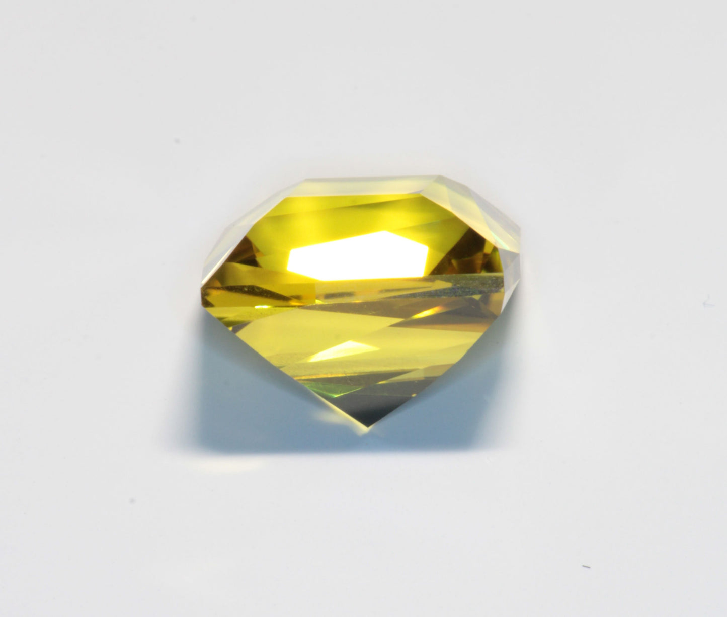 Special Golden Yellow "Nobalt" Sapphire Facet Rough, Czochralski Grown Labmade Crystal