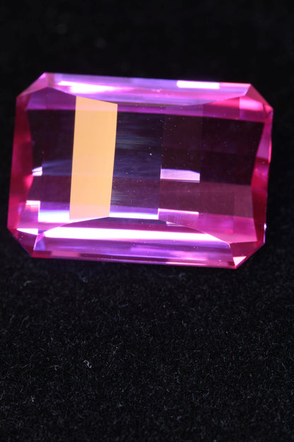 Soviet Pink and Bicolor Ruby Loose Faceted Stones, Old Laser Stock