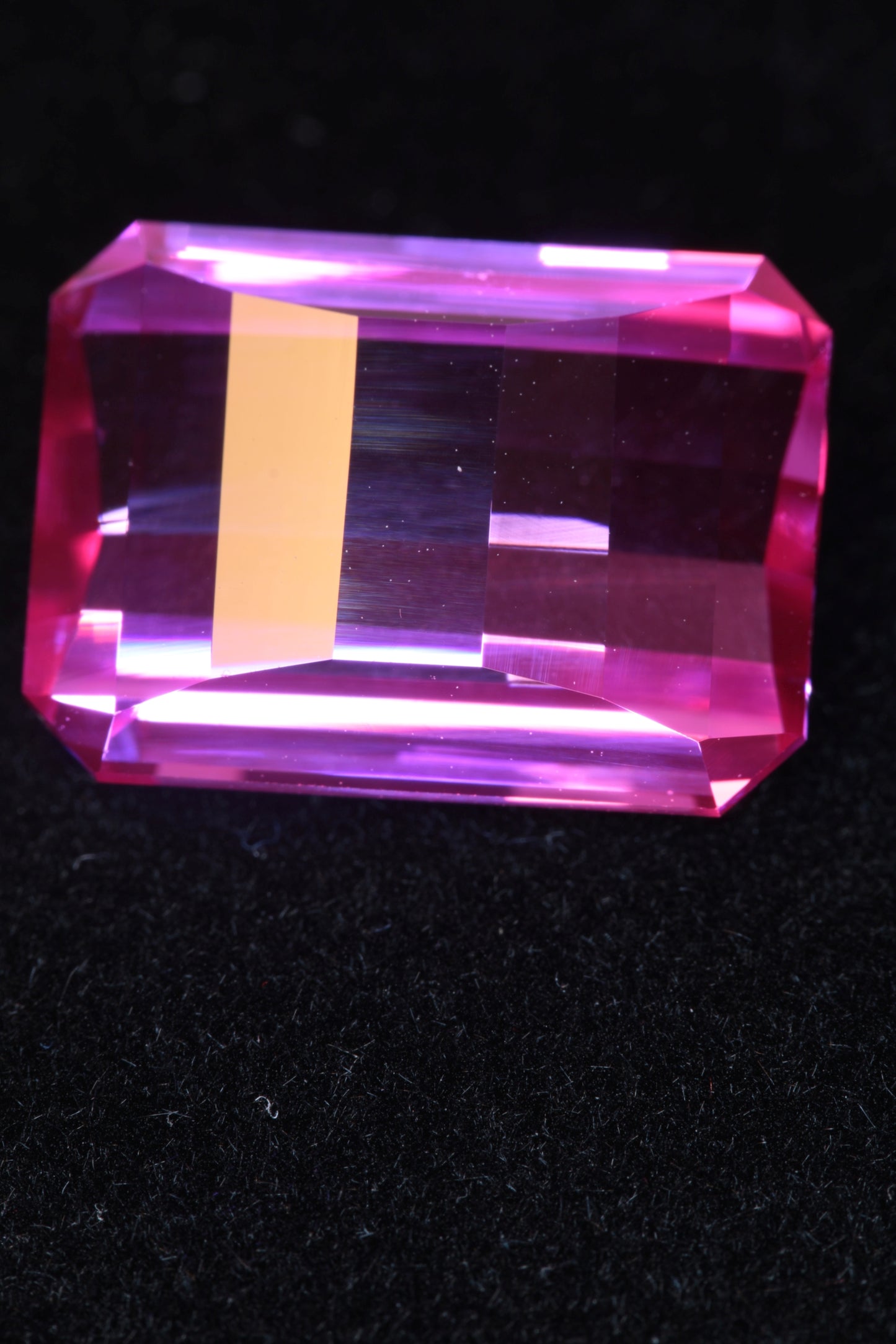 Soviet Pink and Bicolor Ruby Loose Faceted Stones, Old Laser Stock