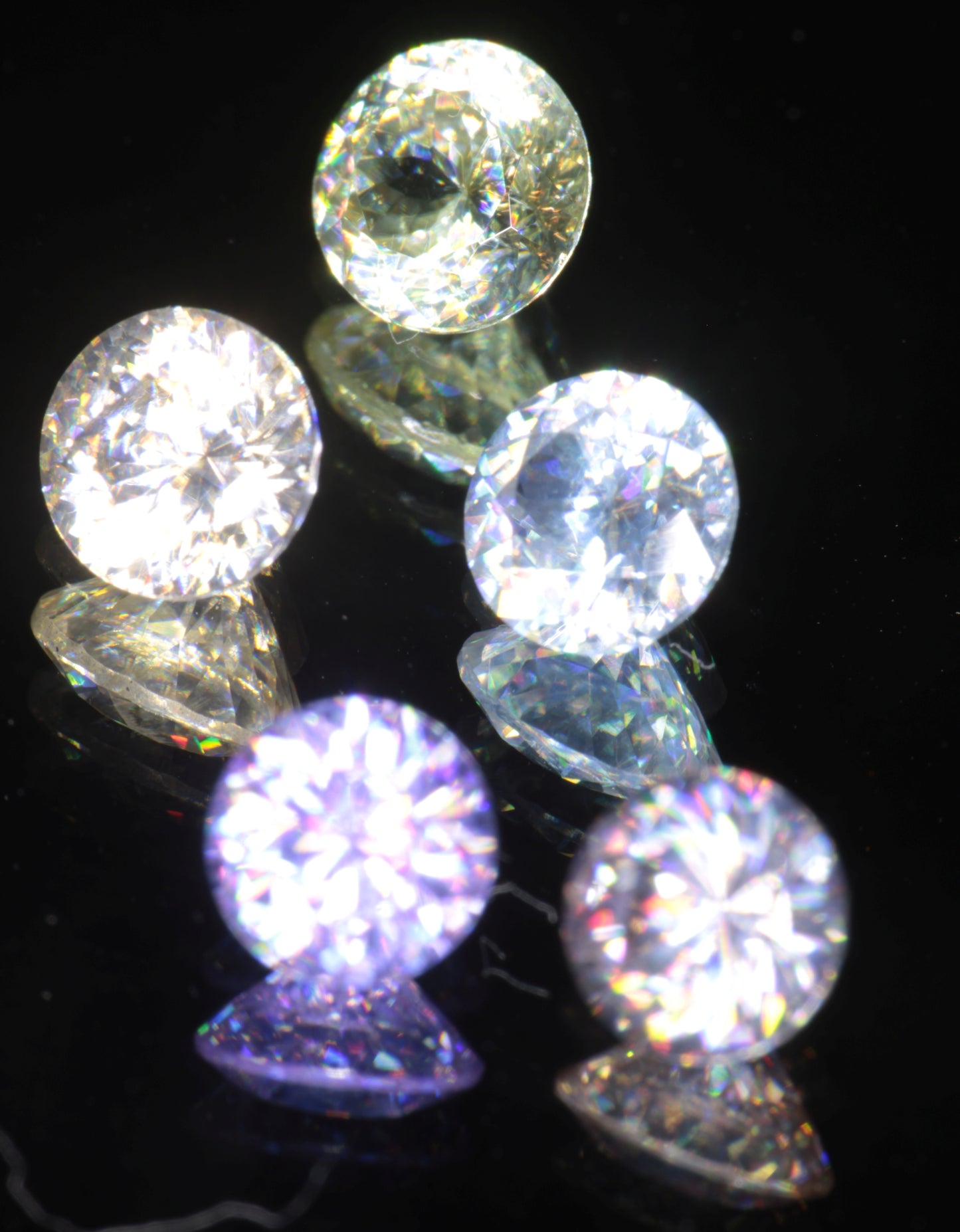 Lab Wakefieldite Calibrated Loose Gems aka Yttrium Orthovanadate Nd:YVo4