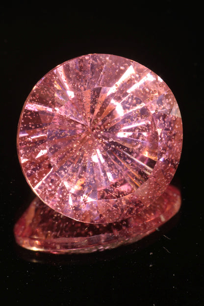 Fantasy Cut Laser Sapphire, Titanium Strawberry Sapphire